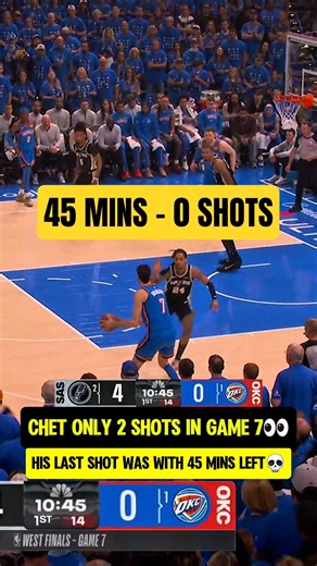 Chet STOPPED shooting in Game 7😨