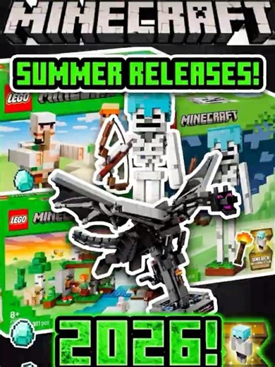 NEW LEGO MINECRAFT 2026 SETS! 😱 We haven't seen anything like this before! #lego