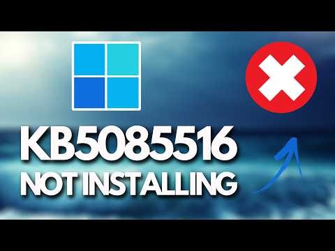 2026-03 OOB Update (KB5085516) (26200.8039) Not Installing On Windows 11 FIX