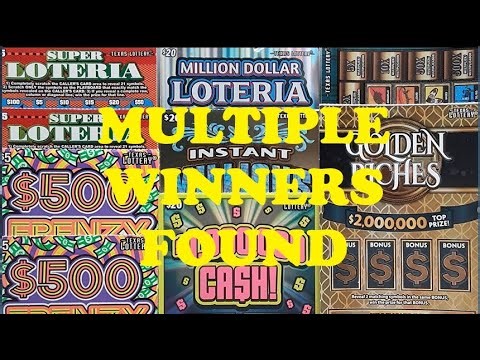 MULTIPLE WINNERS FOUND! Texas Lottery Scratch Offs Games Delivers🍀💸