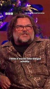 Jack Black shares acting feedback from his University Director.