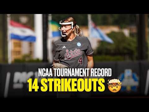 Alyssa Faircloth: 14 strikeouts send Mississippi State to softball super regionals