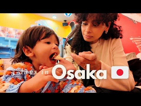 3 Days in Osaka | Slow Family Trip, Street Food & Nara Deer Park