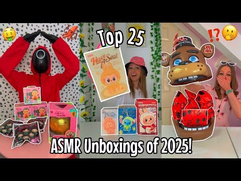 MY TOP 25 *BEST* ASMR MYSTERY UNBOXING VIDEOS OF 2025!😍✨ *THE ULTIMATE COMPILATION*😱| Rhia Official♡