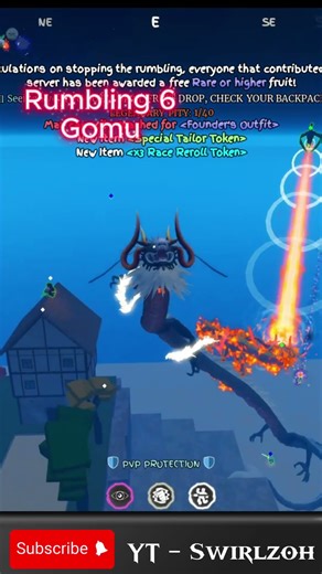 What we got in the Rumbling Part 2 #roblox #gpo #robloxshorts #grandpieceonline #lucky