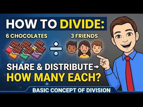 Basic Concept of Division | How to Divide Numbers Easily for Beginners