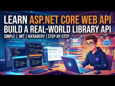 Learn ASP.NET Core Web API From Scratch By Building Real-World Library API