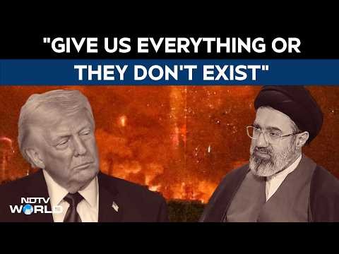 US-Iran War | Trump Threatens Iran: "Give Us Everything Or They Don't Exist"