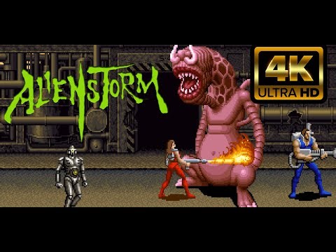 Alien Storm - Arcade 3 player 4k 60fps