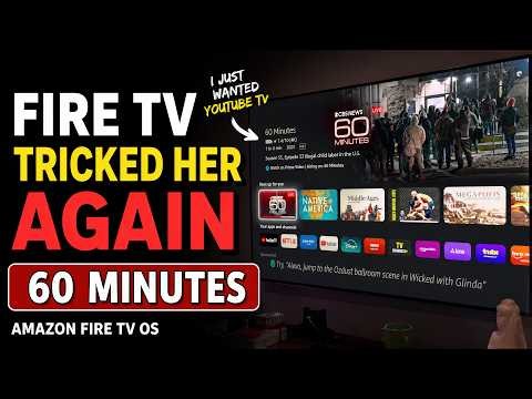 Here is how I know that my mother has been tricked again to watch 60 MINUTES by her Amazon FireTV OS