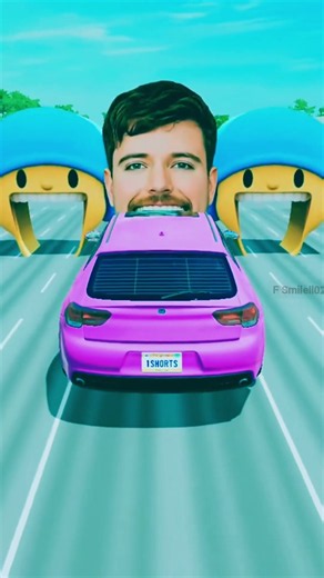 🚗 MrBeast & Pocoyo vs. Small & Large Cars! | Epic Car Collision Simulator