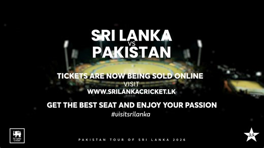 PAKISTAN TOUR OF SRI LANKA 2026 | CRICKET FOR A CAUSE 🇱🇰🏏 Sri Lanka Cricket announces that all profits from the Pakistan Tour of Sri Lanka will be fully donated to the government’s ‘Rebuilding Sri Lanka’ program, supporting national recovery and development. 🎟️ Buy your tickets now: https://srilankacricket.lk/ Cheer for the game. Contribute to the nation. #RebuildingSriLanka #SLvPAK #SriLankaCricket | Sri Lanka Cricket