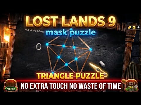 Lost Lands 9 Triangle Puzzle Mini Game Walkthrough