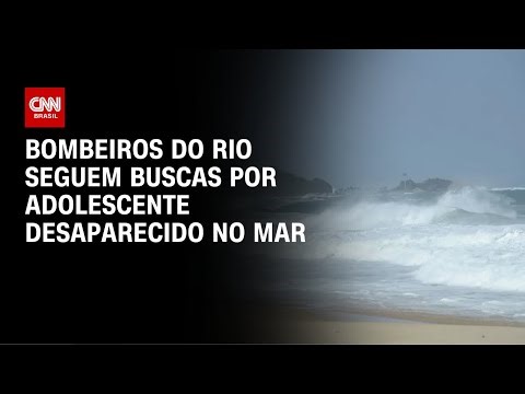 Após dois dias de buscas, jovem segue desaparecido no mar de Copacabana | CNN NOVO DIA