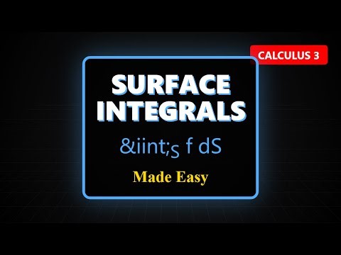 Surface Integrals Explained: ∬ f(x,y,z) dS | Calculus 3