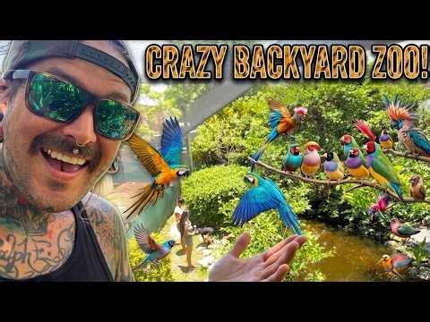 PRIVATE TOUR of one of FLORIDA'S CRAZIEST BACKYARD ZOOS!