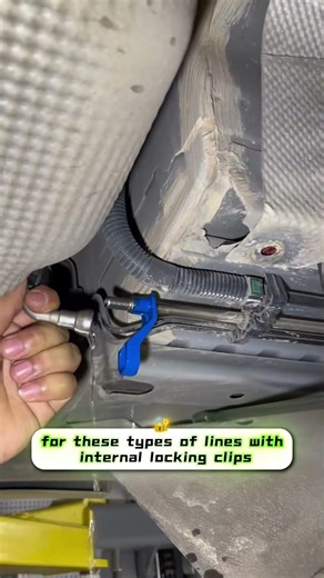 How to disconnect fuel and AC lines in seconds. ⚡️ Must-have tool for every garage!