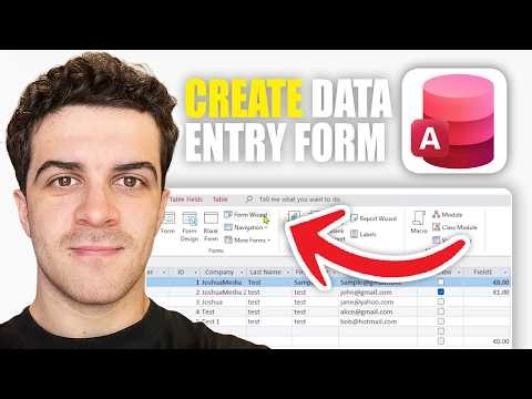 How to Create Data Entry Form in Microsoft Access (2026 Guide)