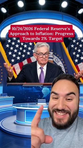 Jerome Powell discusses progress on inflation, emphasizing cautious steps towards a disinflationary path. Inflation has decreased from over 9% to about 3%, moving toward the target of 2%. What are your thoughts on the Fed's approach? #economy #federalreserve #disinflation #inflation #finance