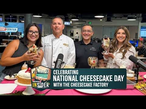The Cheesecake Factory Joins Us In Studio: National Cheesecake Day Deals + New Flavor!
