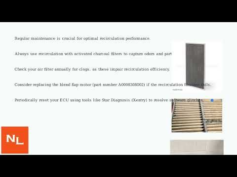 Enable Or Disable Airflow Recirculation On Mercedes-Benz B-Class W245 (2005–2011) – A/C Vent Mode