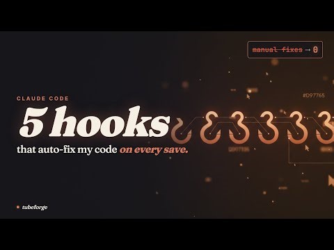 5 Claude Code hooks that auto-fix my code