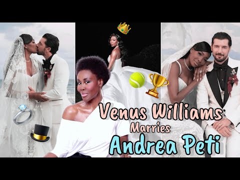 🎾🏆 TENNIS CHAMPION, VENUS WILLIAMS MARRIES, ANDREA PETI IN A LAVISH 5-DAY PALM BEACH WEDDING. 💍🎩