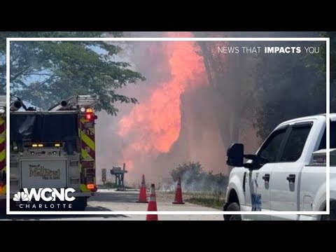 Gas line explosion 'significantly' damages homes in Matthews