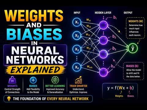 Weights and Biases in Neural Networks Explained