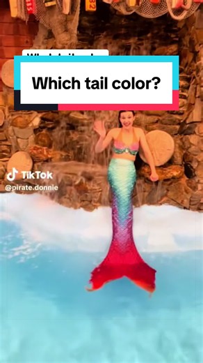 Which mermaid tail color suits me best? Vote for your favorite in the comments below! #mermaid #mermaidtail #rainbow #ootd #helpmepick