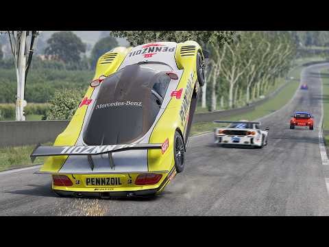 Realistic Racing Crashes #98 | BeamNG Drive