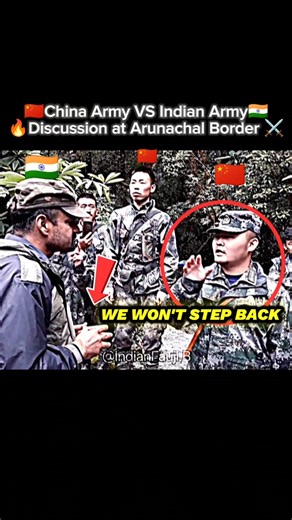 🇨🇳 China Army VS Indian Army Power🔥⚔️☠️ Discussion at Arunachal Pradesh Border🇮🇳⚔️🔥 #china #india