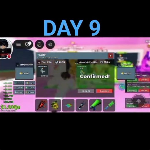 DAY 9 OF NOBINI TO MOBY CHALLENGE😮🤗🤫 #subscribe #roblox #steakwad #viral #pthgamerz