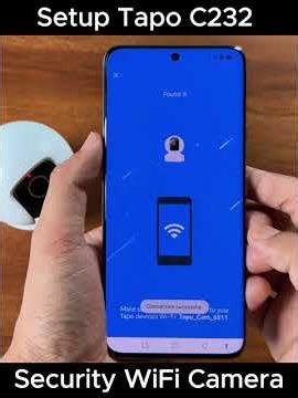 Setup Tapo C232 Security WiFi Camera