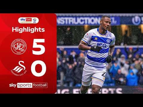 Kone bags earliest EVER EFL hat-trick 🤯  | QPR 5-0 Swansea | EFL Highlights