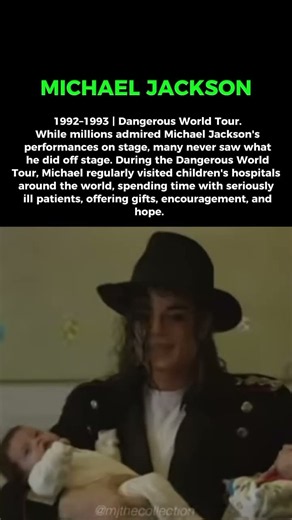 Michael Jackson visits orphanages during the Dangerous Tour #michaeljackson #jaafarjackson