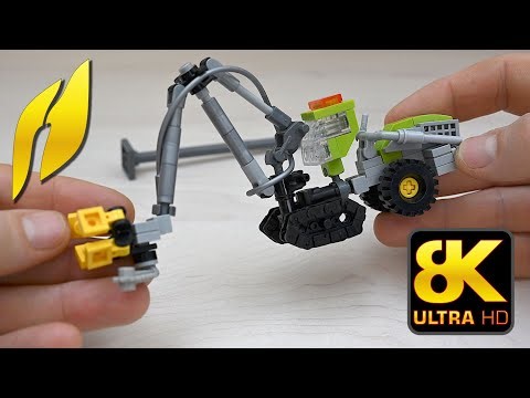 How to Build a Small Lego Tracked Timberjack Harvester (MOC) #lego #buildingblocks #toys #harvester
