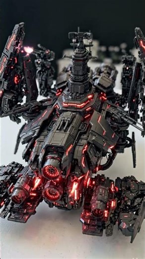 Mini Alien Device TRANSFORMS Into a Massive Battle Cruiser 🚀🔥 #shorts #robot #crushingtime #toys