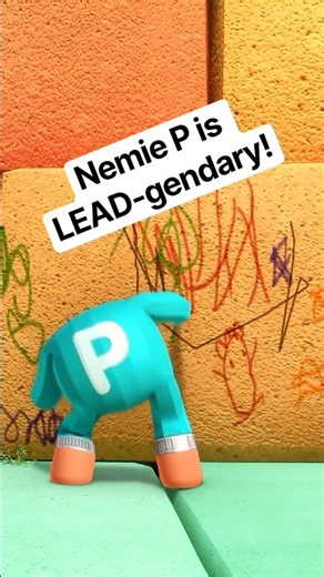 Nemie P is lead-endary! 👋✨ #abcs #toddlerlearning