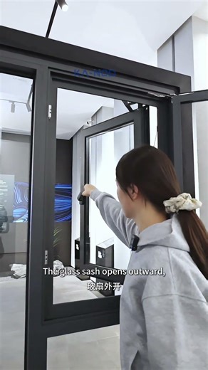 New 85 casement window | design details & system structure explained