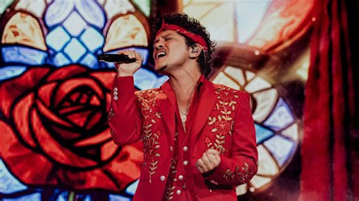 'Risk It All": Bruno Mars Shares New Live Performance Video From 'The Romantic Tour'
