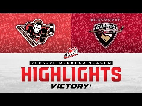 Calgary Hitmen at Vancouver Giants 12/30 | WHL Highlights 2025-26