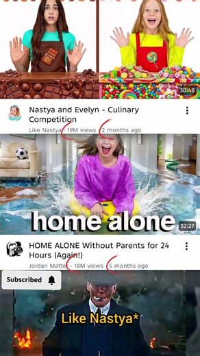Jordan Matter Vs Like Nastya Video Views Different🤯#shorts #likenastya #usashorts #funny #ytshorts