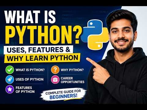 What is Python? | Uses, Features & Why Learn Python Programming