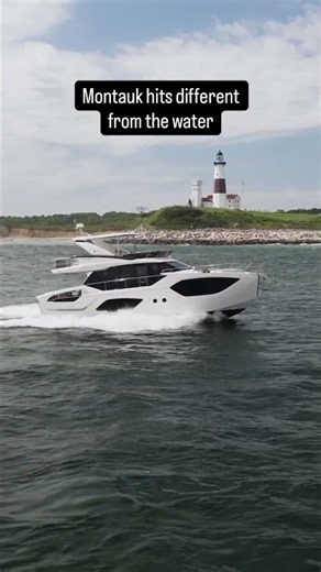 Absolute 52 Fly Running Past Montauk Point