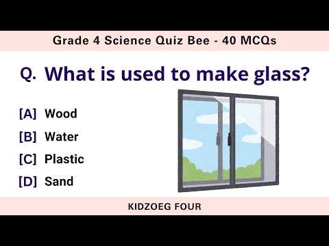 Grade 4 Science Quiz Bee | 40 MCQs with Answers | Fun Learning Practice Test for Class 4 Kids Today!