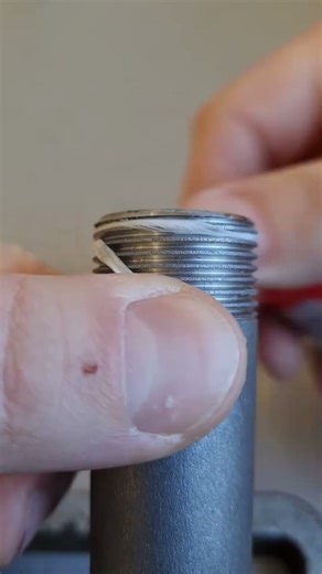 how to properly install siltip on threaded pipe #shortvideo