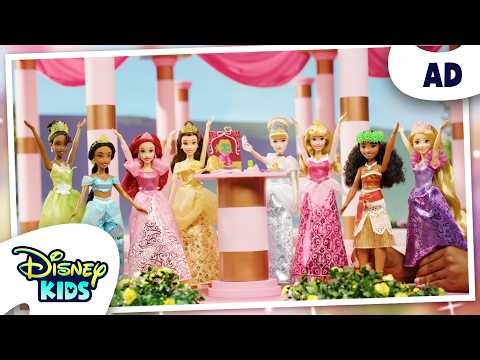 AD | The Disney Princess Camp! | Ariel, Moana, Rapunzel, & Others! | @disneykids