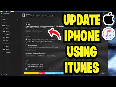 How To Update iPhone Using iTunes (Laptop & PC)
