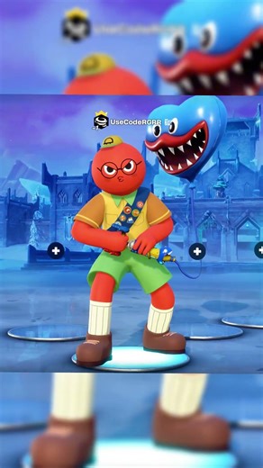 HUGGY WUGGY Emote and PEAK Scout Skin 💙💙